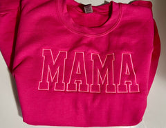 Embroidered Mama Sweatshirt