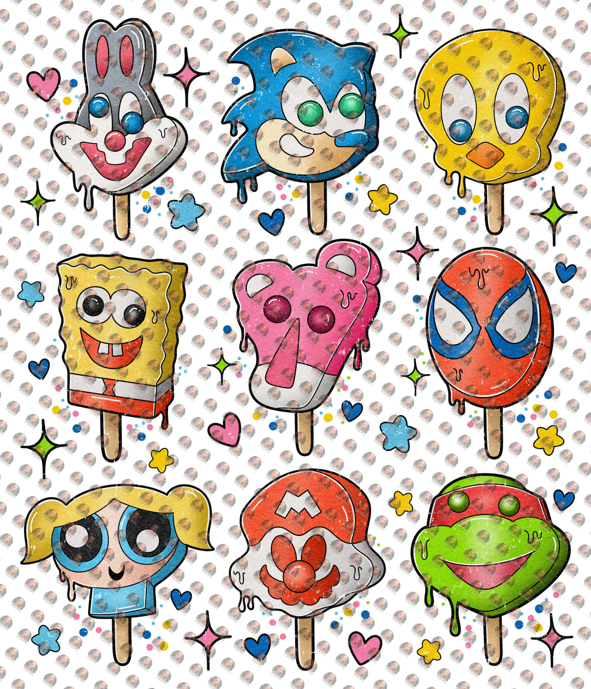 Ice cream popsicles