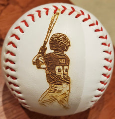 Laser Engraved Baseball