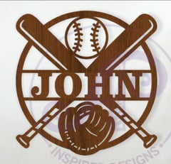 Custom baseball Wall art