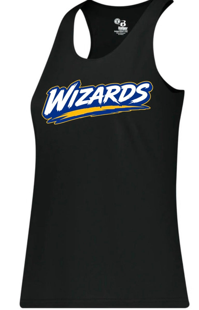 Badgers Sport Girls B-Core Racer Back Tank