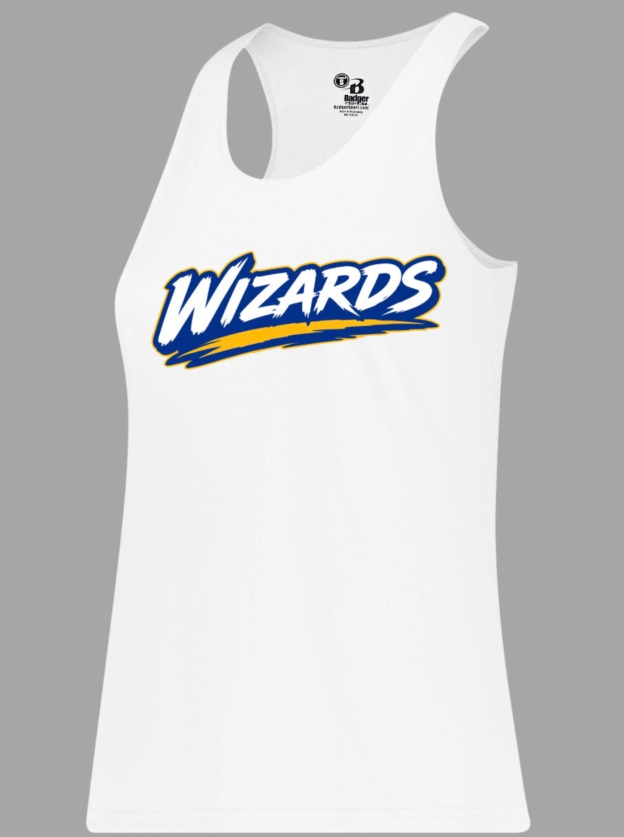Badgers Sport Girls B-Core Racer Back Tank